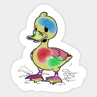 Rookie Duck Tee Sticker